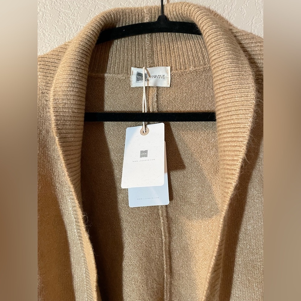 Look by M NWT Cozy Tan Women's Cardigan - Picture 5 of 7